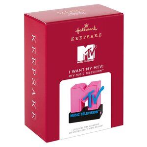 New! I Want My MTV Hallmark Keepsake Christmas Ornament 2021 Lights & Sounds!